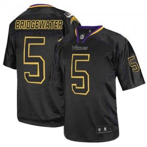 Jerseys Factory Cheap Nike Vikings #5 Teddy Bridgewater Lights O