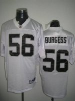 Jerseys Factory Cheap Raiders Derrick Burgess #56 Stitched White