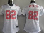 Jerseys Factory Cheap Cowboys #82 Jason Witten White Women's Swe