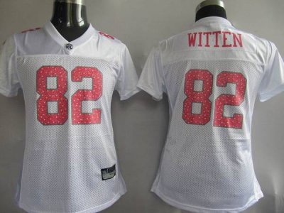 Jerseys Factory Cheap Cowboys #82 Jason Witten White Women's Swe
