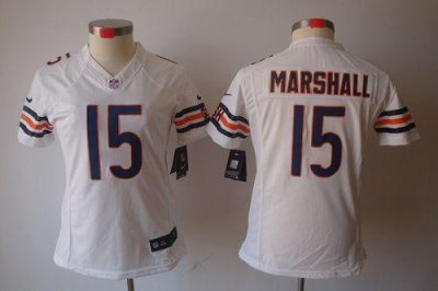 Jerseys Factory Cheap Nike Bears #15 Brandon Marshall White Wome