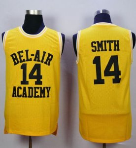 Jerseys Factory Cheap Bel-Air Academy #14 Smith Gold Stitched Ba