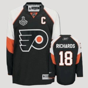 Jerseys Factory Cheap Flyers #18 Mike Richards Embroidered Black