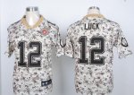 Jerseys Factory Cheap Nike Colts #12 Andrew Luck Camo USMC Men's