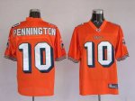 Jerseys Factory Cheap Dolphins Chad Pennington #10 Orange Stitch