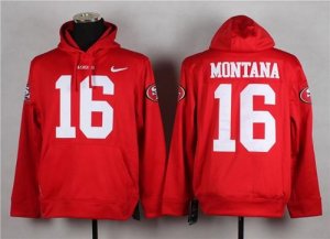 Jerseys Factory Cheap San Francisco 49ers #16 Joe Montana Red Pu
