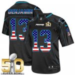 Jerseys Factory Cheap Nike Panthers #13 Kelvin Benjamin Black Su