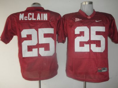 Jerseys Factory Cheap Crimson Tide #25 Rolando McClain Red Embro