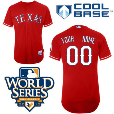 Jerseys Factory Cheap Rangers Customized Authentic Red Cool Base