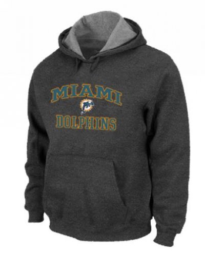 Jerseys Factory Cheap Miami Dolphins Heart & Soul Pullover Hoodi