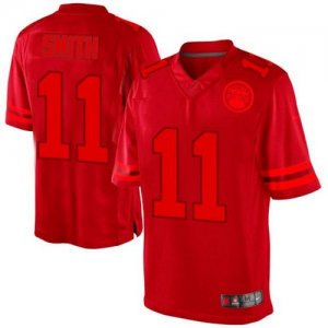 Jerseys Factory Cheap Nike Chiefs #11 Alex Smith Red Men's Stitc