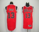 Jerseys Factory Cheap Revolution 30 Bulls #13 Joakim Noah Red Em