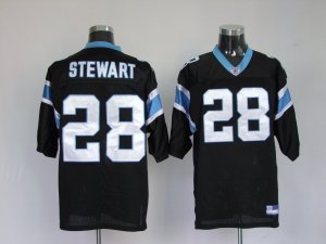 Jerseys Factory Cheap Panthers #28 Jonathan Stewart Black Stitch