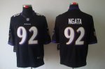 Jerseys Factory Cheap Nike Ravens #92 Haloti Ngata Black Alterna