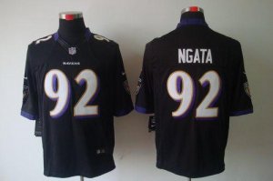 Jerseys Factory Cheap Nike Ravens #92 Haloti Ngata Black Alterna