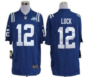 Jerseys Factory Cheap Nike Colts #12 Andrew Luck Royal Blue Team