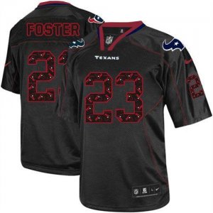 Jerseys Factory Cheap Nike Texans #23 Arian Foster New Lights Ou