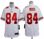 Jerseys Factory Cheap Nike 49ers #84 Randy Moss White Men's Embr