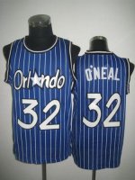 Jerseys Factory Cheap Magic #32 Shaquille O'Neal Blue Throwback