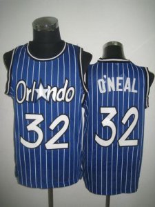 Jerseys Factory Cheap Magic #32 Shaquille O'Neal Blue Throwback