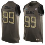 Jerseys Factory Cheap Nike Rams #99 Aaron Donald Green Men's Sti