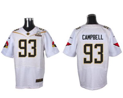 Jerseys Factory Cheap Nike Cardinals #93 Calais Campbell White 2