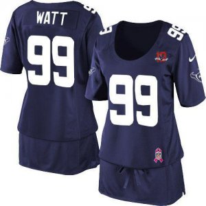 Jerseys Factory Cheap Nike Texans #99 J.J. Watt Navy Blue Team C