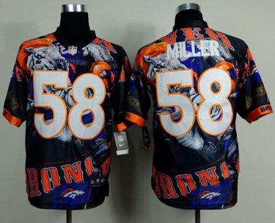 Jerseys Factory Cheap Nike Broncos #58 Von Miller Team Color Men