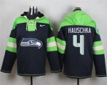 Jerseys Factory Cheap Nike Seahawks #4 Steven Hauschka Steel Blu