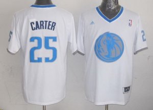Jerseys Factory Cheap Mavericks #25 Vince Carter White 2013 Chri