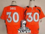 Jerseys Factory Cheap Nike Broncos #30 Terrell Davis Orange Team