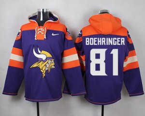 Jerseys Factory Cheap Nike Vikings #81 Moritz Boehringer Purple