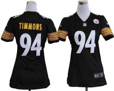 Jerseys Factory Cheap Nike Steelers #94 Lawrence Timmons Black T