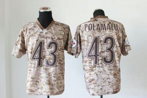 Jerseys Factory Cheap Nike Steelers #43 Troy Polamalu Camo USMC