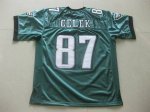 Jerseys Factory Cheap Eagles Brent Celek #87 Stitched Green NFL