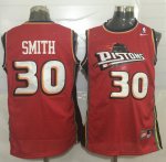 Jerseys Factory Cheap Pistons #30 Joe Smith Red Nike Throwback S