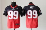 Jerseys Factory Cheap Nike Texans #99 J.J. Watt Navy Blue/Red Me