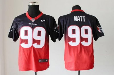 Jerseys Factory Cheap Nike Texans #99 J.J. Watt Navy Blue/Red Me