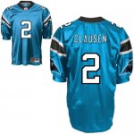 Jerseys Factory Cheap Nike Panthers #2 Jimmy Clausen Blue Stitch