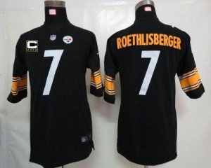 Jerseys Factory Cheap Nike Steelers #7 Ben Roethlisberger Black