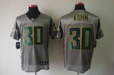 Jerseys Factory Cheap Nike Packers #30 John Kuhn Grey Shadow Men