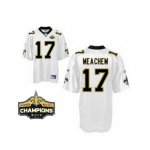 Jerseys Factory Cheap Saints #17 Robert Meachem White Super Bowl