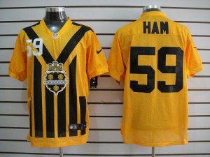Jerseys Factory Cheap Nike Steelers #59 Jack Ham Gold 1933s Thro