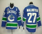 Jerseys Factory Cheap Canucks 2011 Stanley Cup Finals #27 Malhot