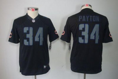 Jerseys Factory Cheap Nike Bears #34 Walter Payton Black Impact