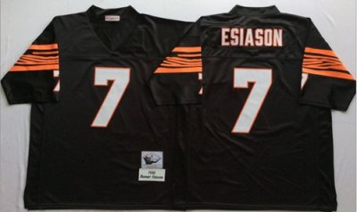 Jerseys Factory Cheap Mitchell And Ness Bengals #7 Boomer Esiaso