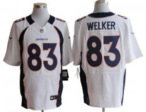 Jerseys Factory Cheap Nike Broncos #83 Wes Welker White Men's Em