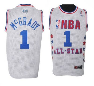 Jerseys Factory Cheap Magic #1 Tracy Mcgrady White 2003 All Star