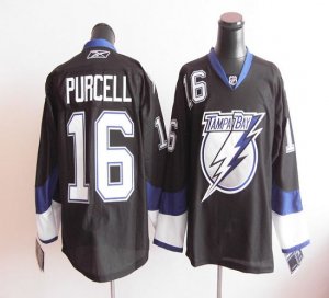 Jerseys Factory Cheap Lightning #16 Purcell Black Embroidered NH