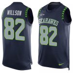 Jerseys Factory Cheap Nike Seahawks #82 Luke Willson Steel Blue